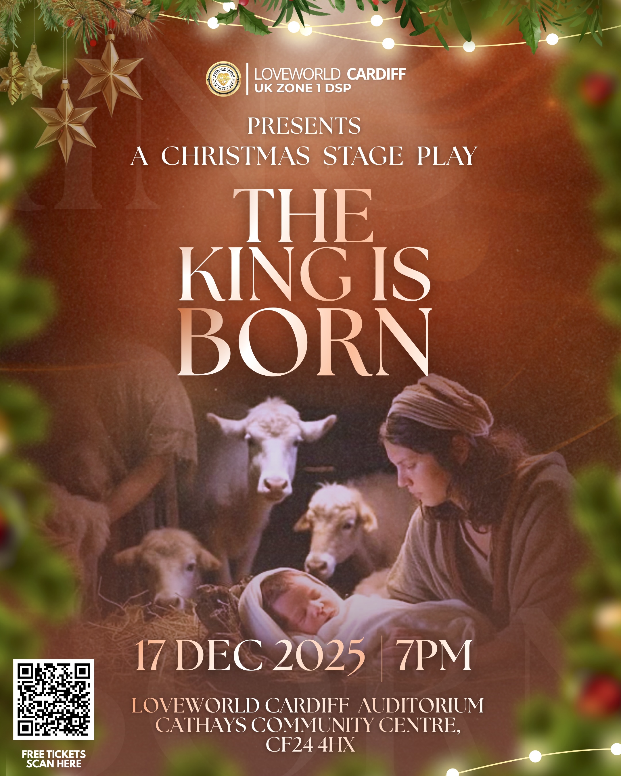 The King's Born event poster