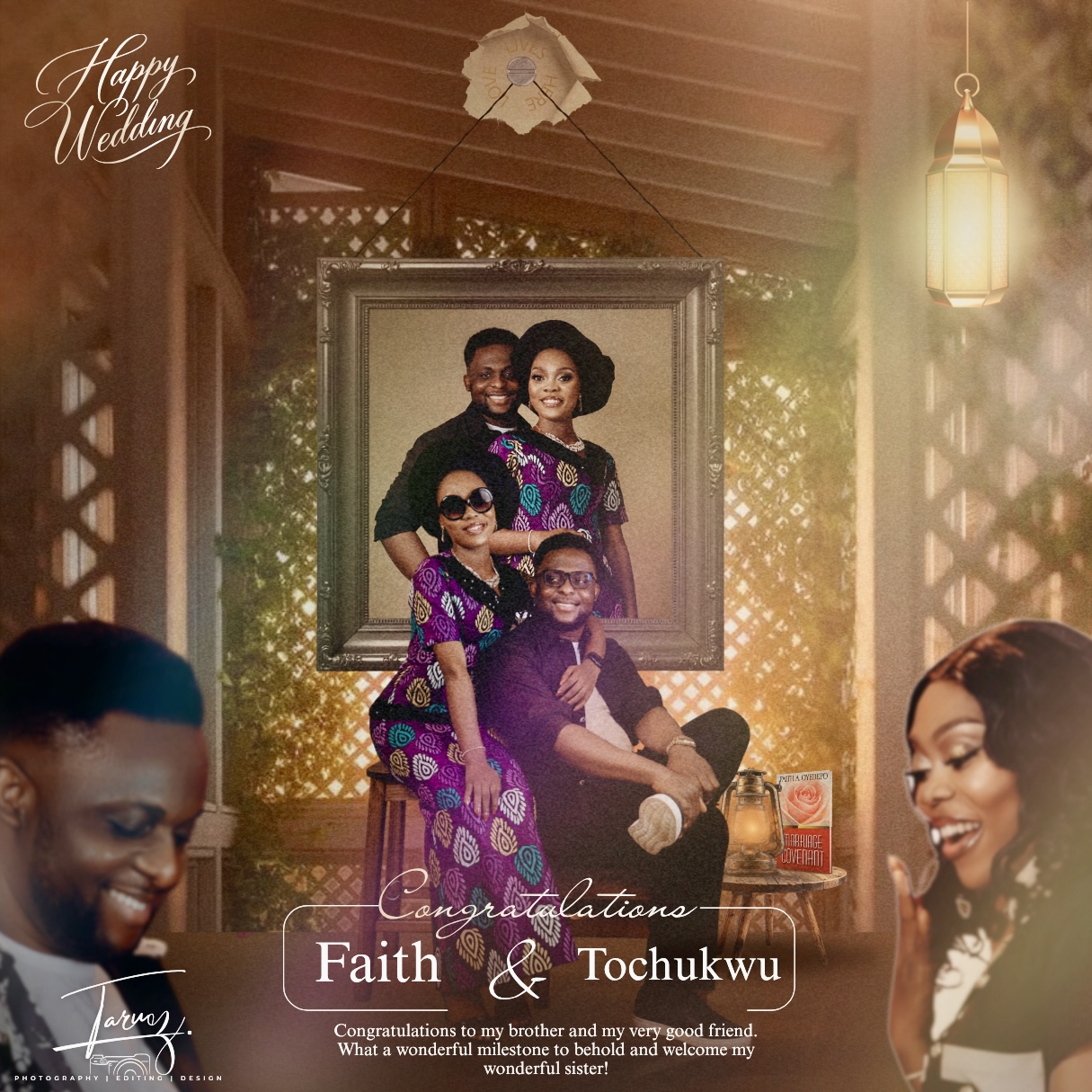 Wedding Composite — composite poster and photo manipulation