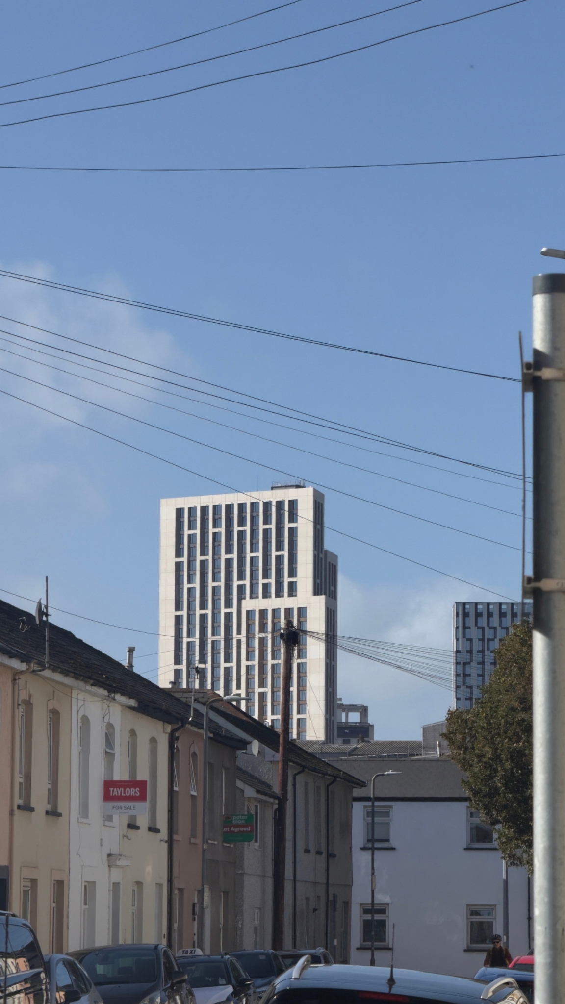 Raw original photograph of Cardiff
